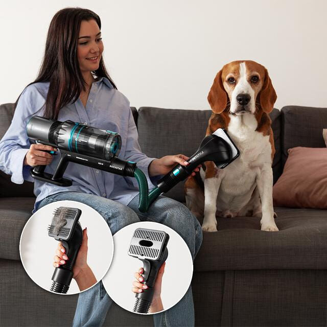 Cecotec Conga Rockstar 2500 aspirapolvere senza filo Nero Sacchetto per la polvere