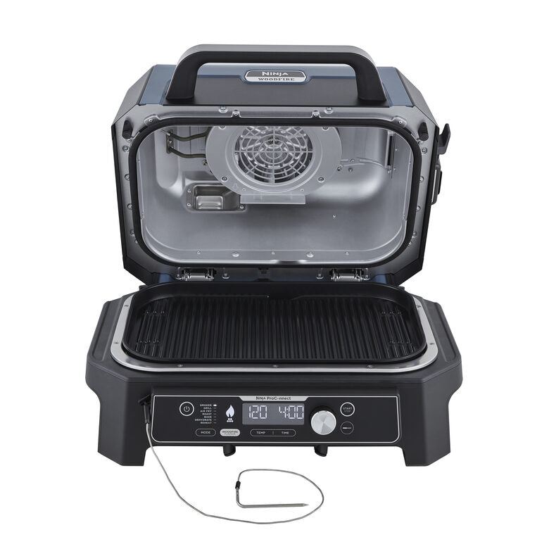 Ninja Barbecue elettrico e Affumicatore Woodfire Pro Connect XL OG901EU