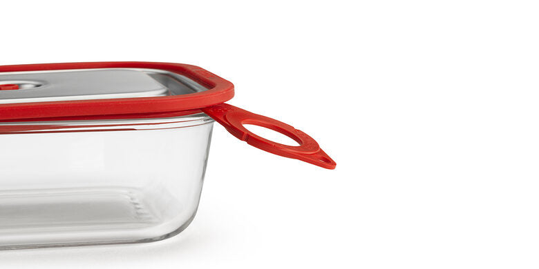 Contenitori sottovuoto Magic Vac ACO1138 Inox e Rosso