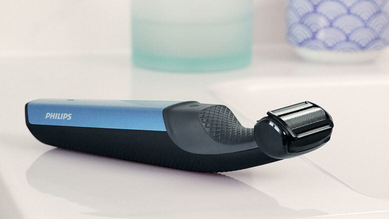 Philips BODYGROOM Series 3000 Rasoio delicato Bodygroom utilizzabile sotto la doccia