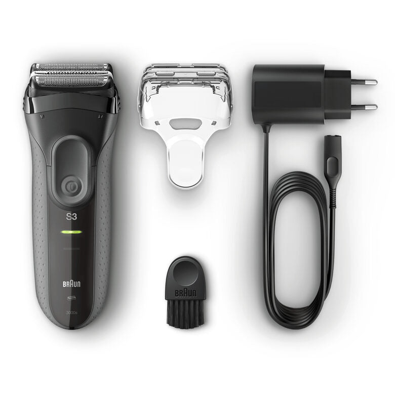 Braun Series 3 ProSkin 3000s Rasoio Elettrico, Nero - Ricaricabile