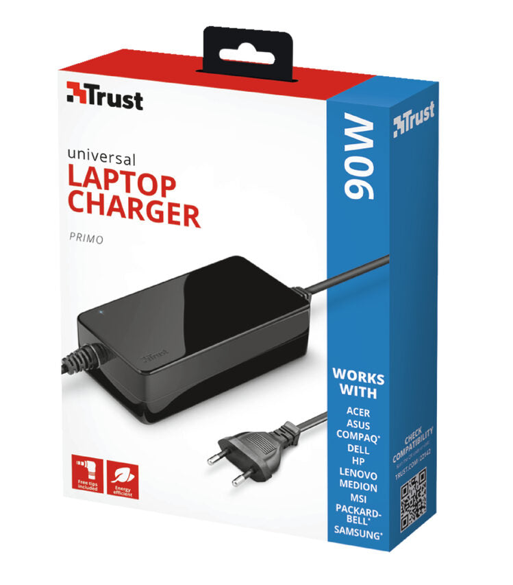 Trust Primo adattatore e invertitore Interno 90 W Nero