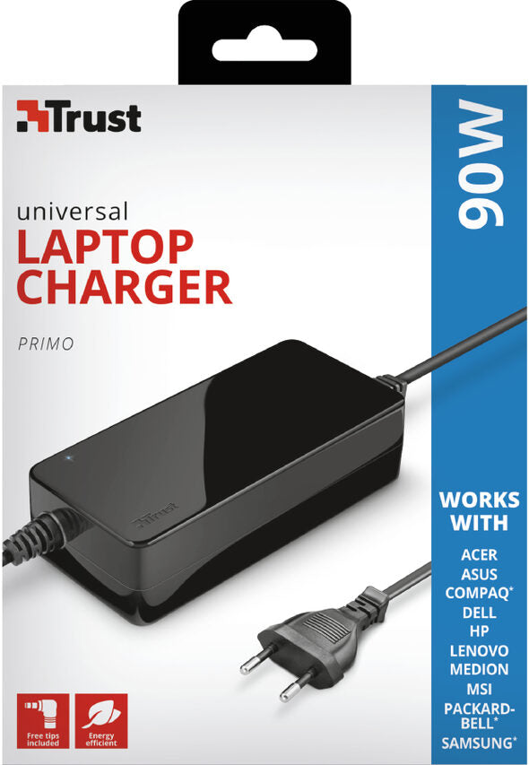Trust Primo adattatore e invertitore Interno 90 W Nero