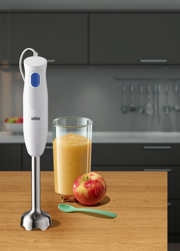 Braun MultiQuick 1 MQ10.001M 0,6 L Frullatore ad immersione 450 W Blu, Bianco