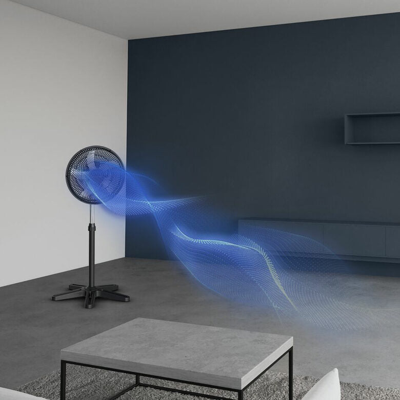 Rowenta Turbo Essential VU3110F0 ventilatore Nero