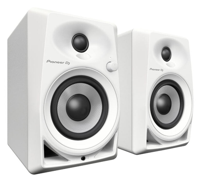 Pioneer DJ DM-40D 2-vie Bianco Cablato 38 W