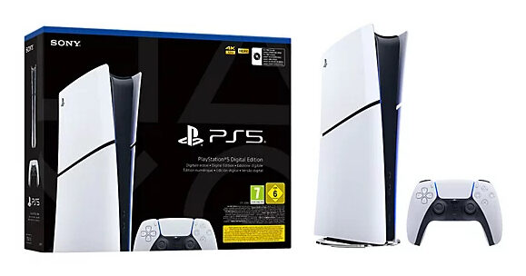 CONSOLE SONY PLAYSTATION 5 SLIM 825GB DIGITAL EDITION E PS5 CONTROLLER ITALY