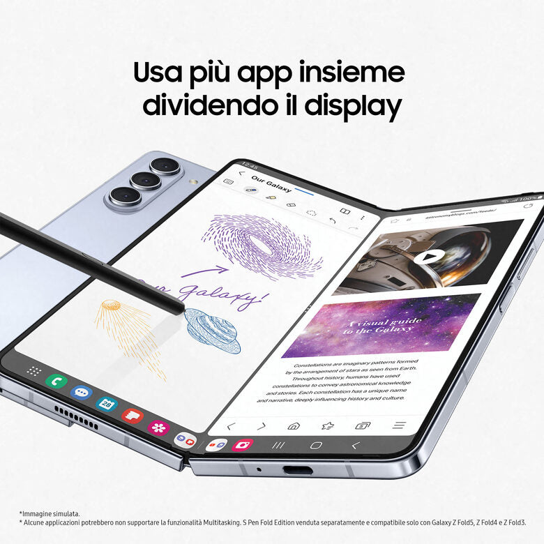 Samsung Galaxy Z Fold5 RAM 12GB Display 6,2"/7,6" Dynamic AMOLED 2X Phantom Black 512GB