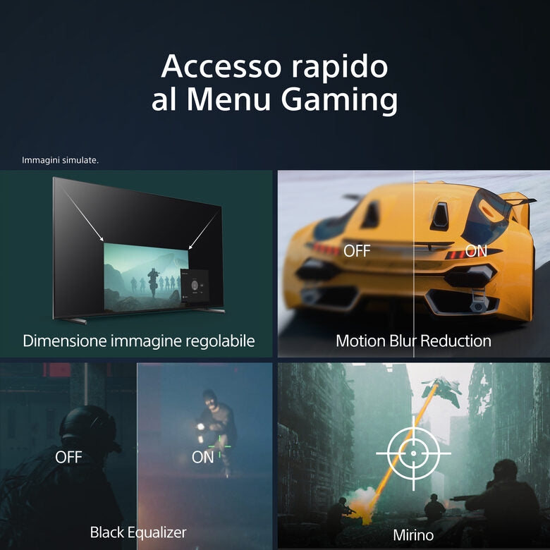 Sony KD-85X75WL Televisione Smart TV 43 Pollici Led 4K Hdr Google TV Bravia Core Flush Surface Design
