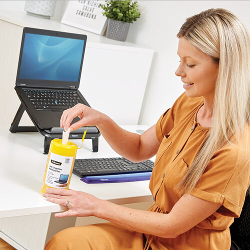 Fellowes 9971509 kit per la pulizia LCD/TFT/Plasma Panni umidi per la pulizia dell'apparecchiatura