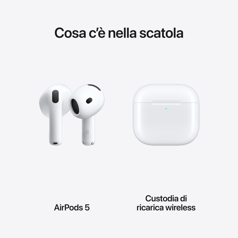 Apple AirPods (5th generation) AirPods 5 con custodia di ricarica wireless