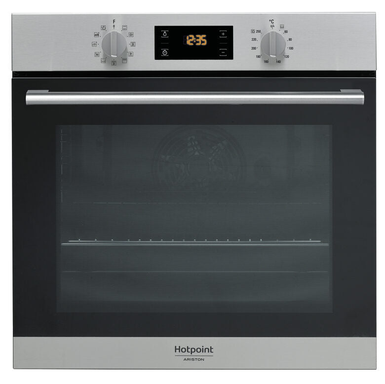 Hotpoint FA2 844 H IX HA Forno a Incasso 71 L A+ Nero, Acciaio satinato