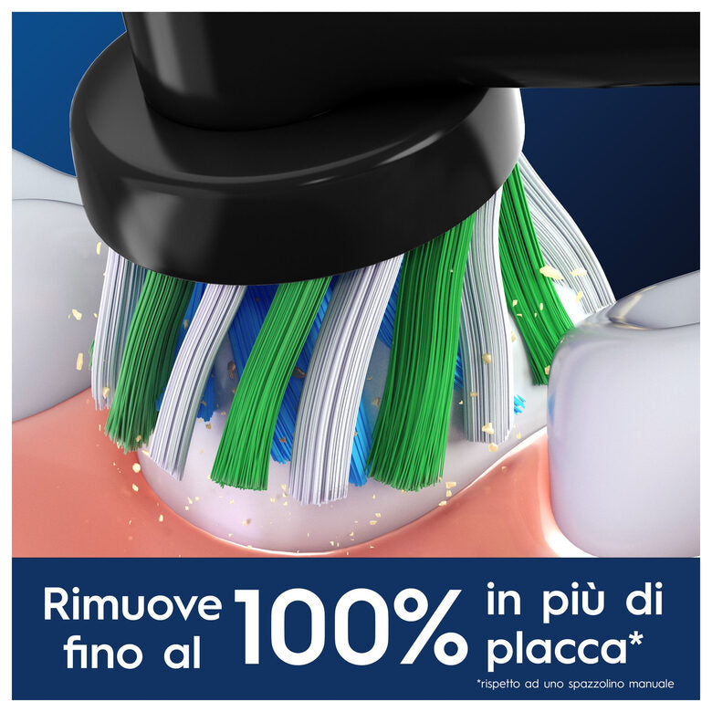 Oral-B Testine Di Ricambio Pro Cross Action Black, 5 Testine