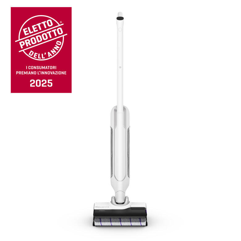 Rowenta X-Clean 10, Lavapavimenti Senza Fili, Autonomia 60’, Autopulizia e Asciugatura, Pulizia Completa in Una Passata, GZ7035