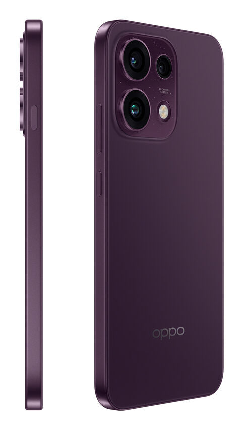 OPPO Reno16 F 5G AI Smartphone, Tripla fotocamera 50+8+50MP, Selfie 50MP, Display 6.57” 120HZ AMOLED FHD+, 6500mAh, RAM 8GB(Esp2GB/4GB/8GB)+ROM 256GB [Versione Italia], Purple Black