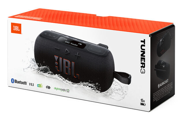 JBL TUNER 3 Portatile Analogico e digitale Nero