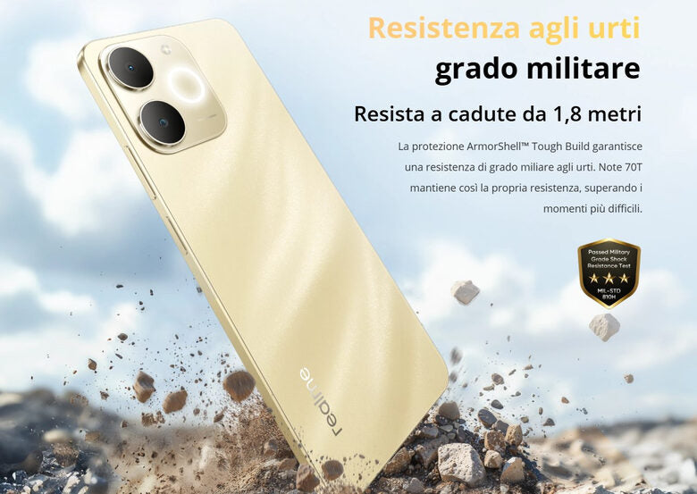 realme Note 631011009972 smartphone 17,1 cm (6.74") Doppia SIM Android 15 4G USB tipo-C 4 GB 128 GB 6000 mAh Nero