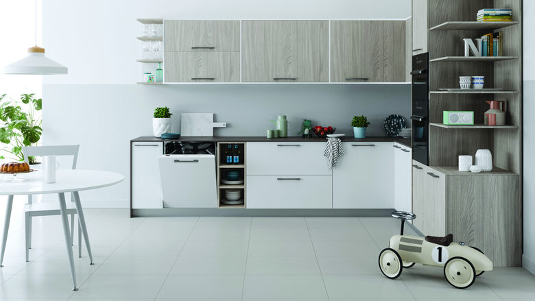 Indesit I3I D534A Lavastoviglie a Incasso Scomparsa totale 14 coperti D