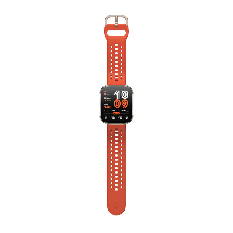 Amazfit Bip 6 Red 5 cm (1.97") AMOLED Digitale 390 x 450 Pixel Touch screen Oro GPS (satellitare)