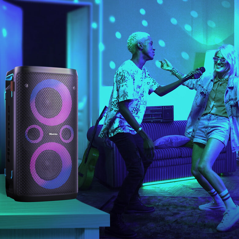 Hisense Party Storm Altoparlante da festa Nero 300 W