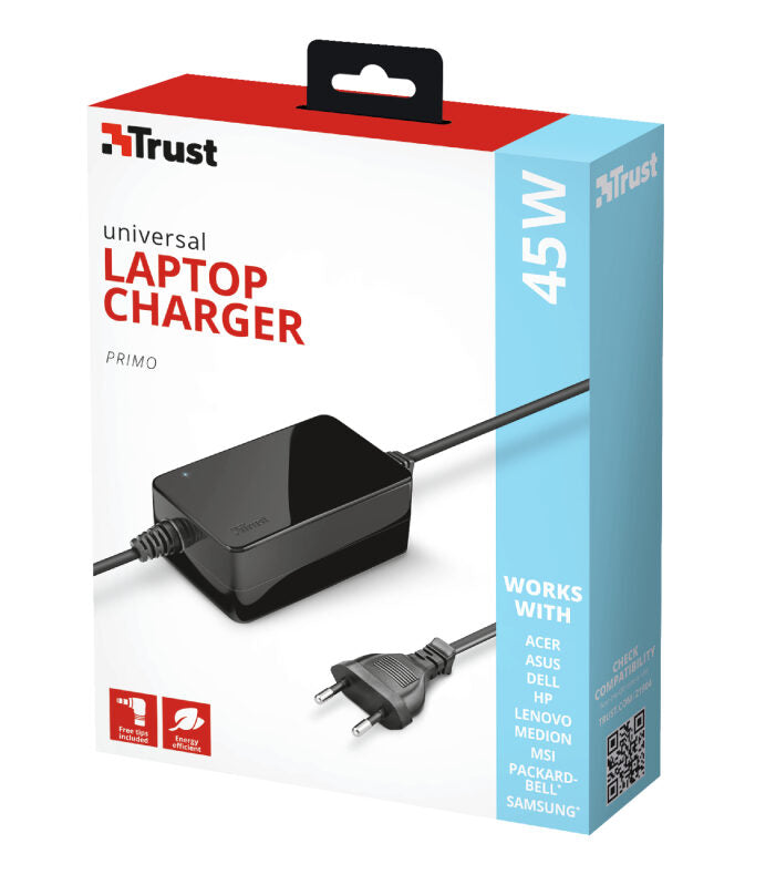 Trust Primo adattatore e invertitore Interno 45 W Nero