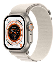 Apple Watch Ultra GPS + Cellular, 49mm Cassa in Titanio con Cinturino Alpine Loop Galassia - Medium