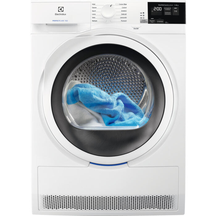 Electrolux EW7HL81W4 asciugatrice Libera installazione Caricamento frontale 8 kg A+ Nero, Bianco