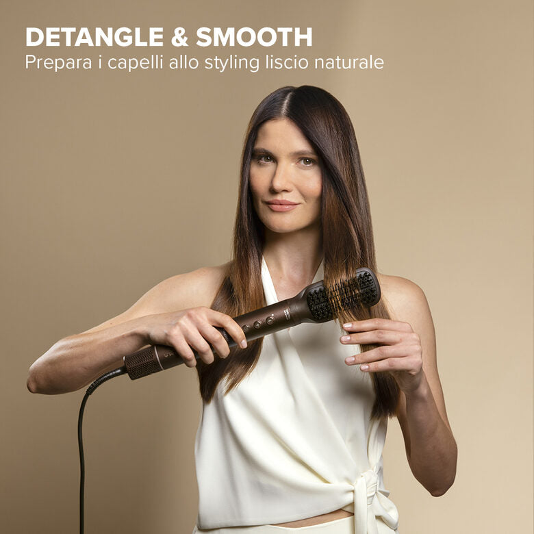 Bellissima Imetec Prodigy 11956 Styler Digitale ad Aria Calda 1200 W con 6 Accessori, Tecnologia Coanda e Ion Ceramic Hi-Pro