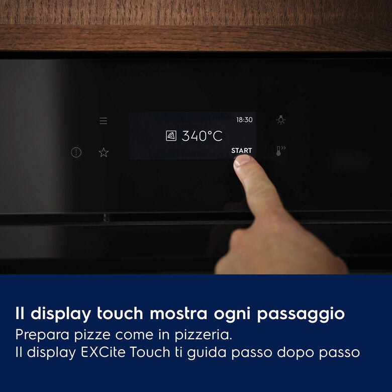 Electrolux Forno Incasso Pirolitico - Pizza Expert Classe A++ 60 Cm EOX8P08WH