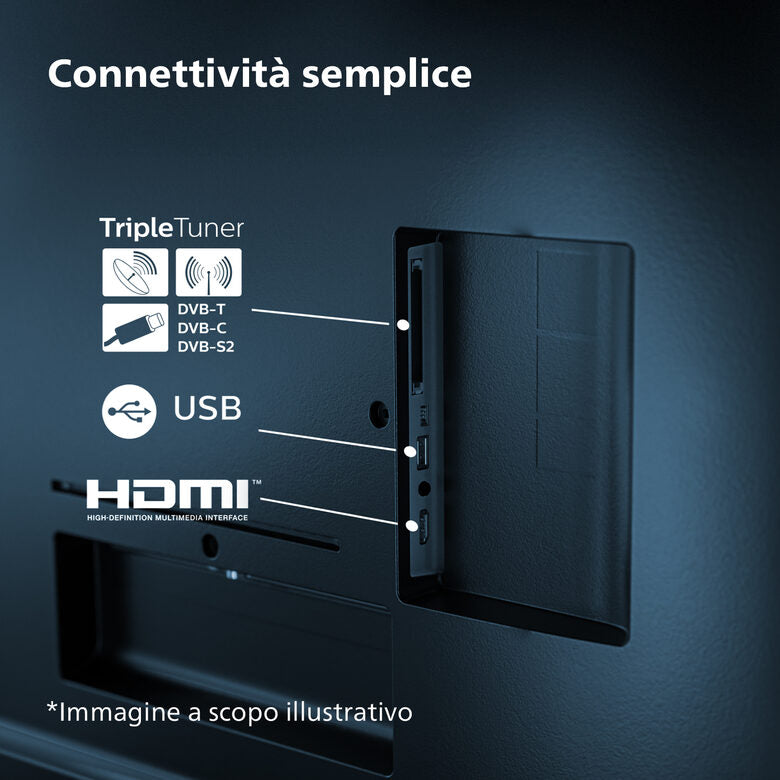 Philips 32PHS6009 Televisione Smart TV 32 Pollici Led Hd Dolby Audio