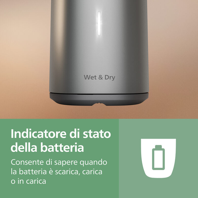 Philips All-in-One Trimmer Series 5000 MG5921/15 – Regolabarba e Tagliacapelli Multifunzione 10 in 1, Wet & Dry, Grigio Chiaro -