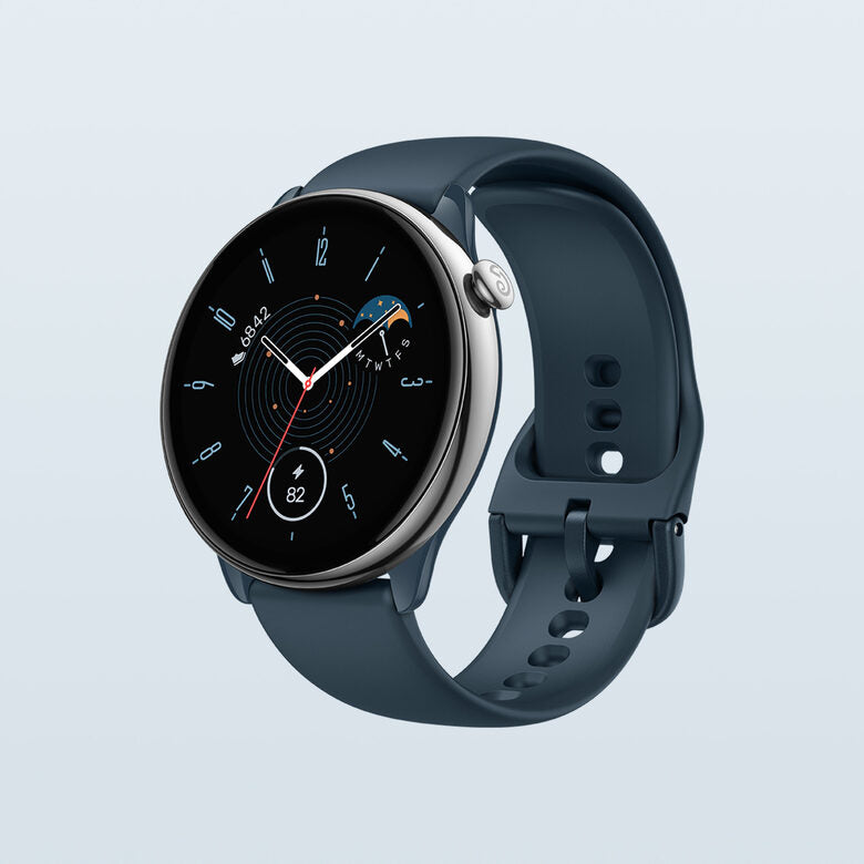 Amazfit GTR Mini 3,25 cm (1.28") AMOLED 42 mm Blu, Argento GPS (satellitare)