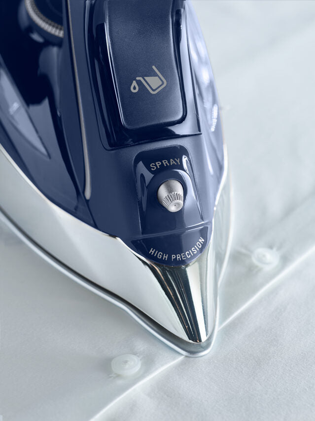 Rowenta DW8215 PRO Master Ferro da Stiro a Vapore con Funzione Anticalcare, Erogazione Continua da 45 g/min, Potenza 2800 W, Acciaio Inossidabile