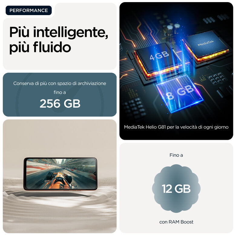 Motorola moto g06 17,5 cm (6.88") Doppia SIM Android 15 4G USB tipo-C 4 GB 256 GB 5200 mAh Blu