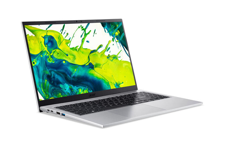 Acer Aspire Go 15 AG15-72P-56LW Intel Core 5 120U Computer portatile 39,6 cm (15.6") Full HD 32 GB DDR4-SDRAM 1 TB SSD Wi-Fi 6 (802.11ax) Windows 11 Home Italiano Argento