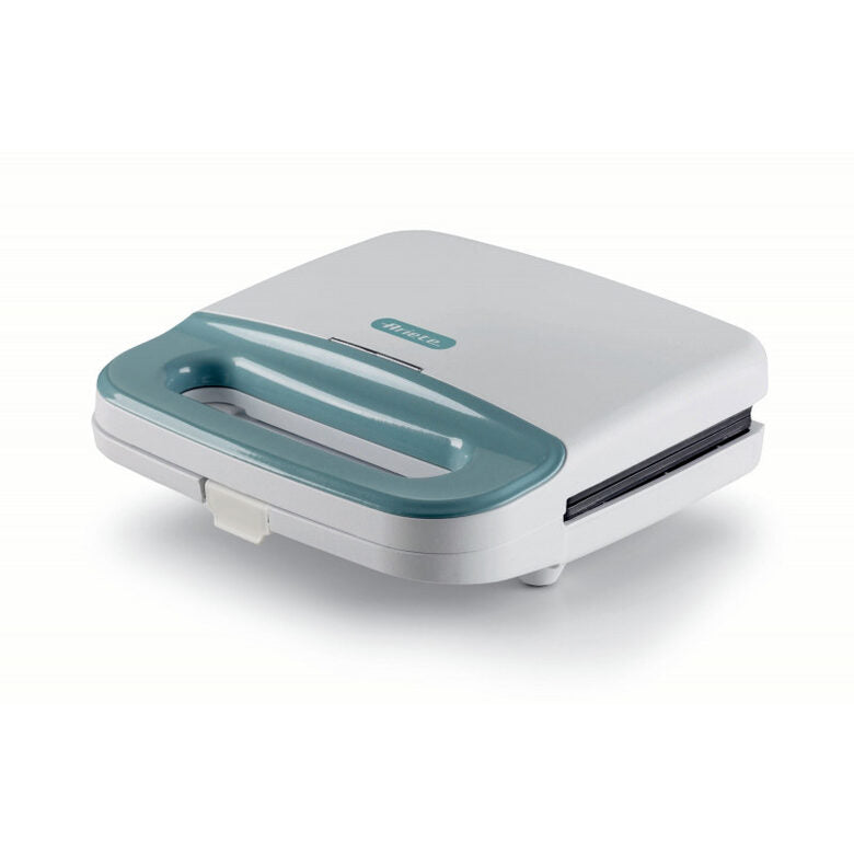 Ariete 1971 Sandwich Maker Breakfast, Piastra elettrica per toast, sandwich e panini, 750W, Piastre fisse grill, Rivestimento antiaderente, Posizione e riponimento verticale, White 1971/01