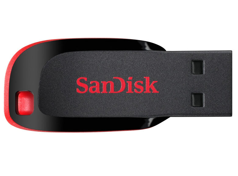 SanDisk Cruzer Blade unità flash USB 16 GB USB tipo A 2.0 Nero, Rosso