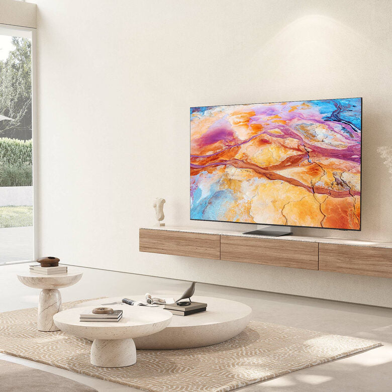Samsung QE75QN900DTXZT Televisione Smart TV 75 Pollici Qled 8K Neo Graphite Black  NQ8 AI GEN3 Processor 8K AI Upscaling Pro Infinity Air Design Dolby Atmos
