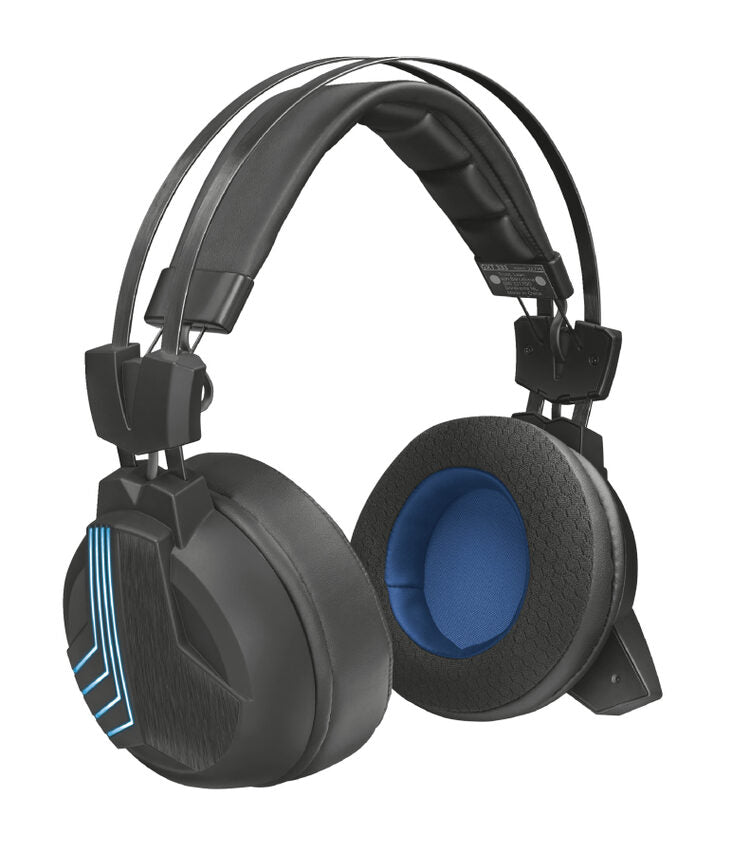 Trust GXT 393 Magna Auricolare Con cavo e senza cavo A Padiglione Giocare Nero, Blu
