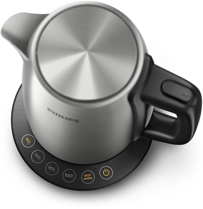 Philips Avance Collection Bollitore con controllo temp., metallo, 1,7 L, coperchio a molla