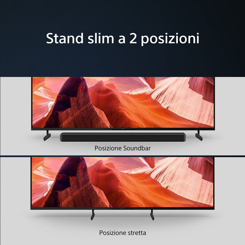 Sony KD-85X75WL Televisione Smart TV 43 Pollici Led 4K Hdr Google TV Bravia Core Flush Surface Design