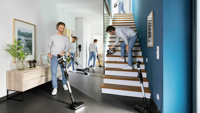 Bosch Serie 4 BCH3P2301 Scopa elettrica ricaricabile Flexxo Gen2 23Vmax Bianco