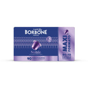 Caffe Borbone 90 Capsule in Alluminio Caffe Compatibile Nespresso Nobile