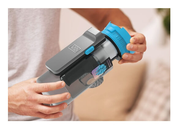 Black & Decker BSV520BRB-QW scopa elettrica Aspirapolvere elettrica Batteria Secco Senza sacchetto 0,65 L Blu 2 Ah