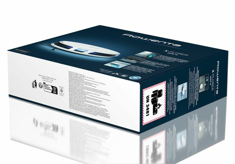 Rowenta X-Plorer RR8477WH Aspirapolvere Robot 0,4 L Senza sacchetto Bianco