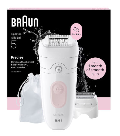 Braun Silk·épil 5 5-041 28 pinzette Bianco