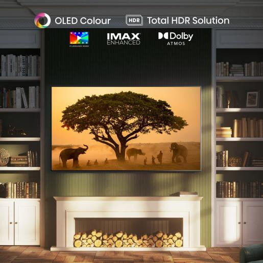 Hisense 55A86N TV 139,7 cm (55") 4K Ultra HD Smart TV Wi-Fi Nero, Grigio 150 cd/m²