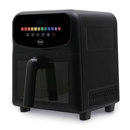 RGV Fry Type 6 Air Window Singolo 6 L Indipendente 1700 W Friggitrice ad aria calda Nero