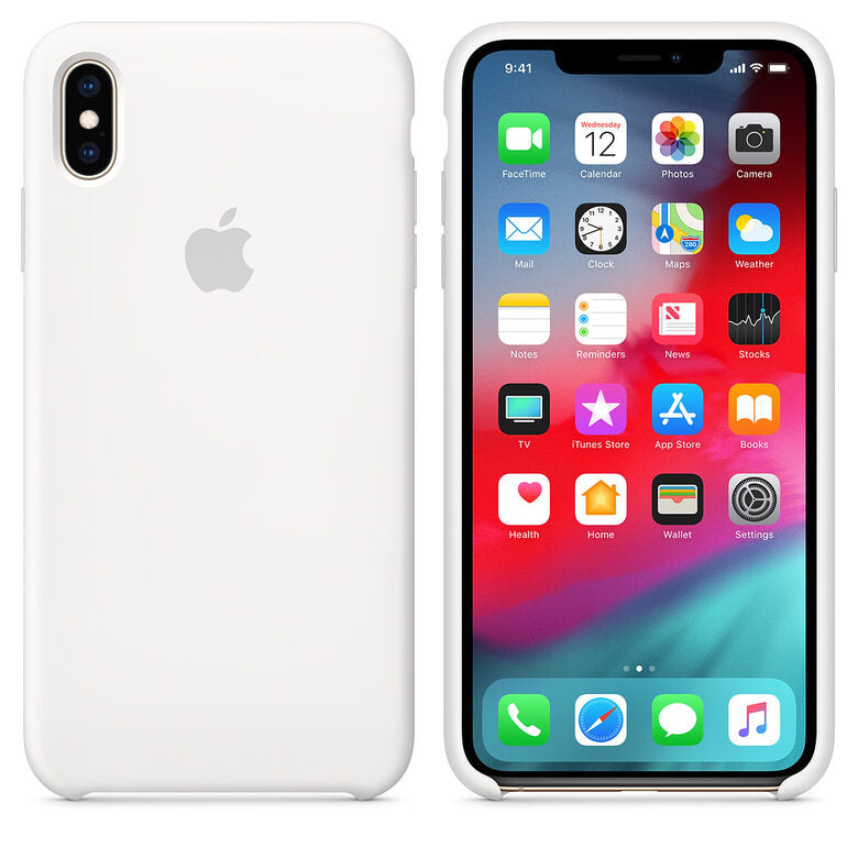 Apple Custodia in silicone per iPhone XS Max - Bianco