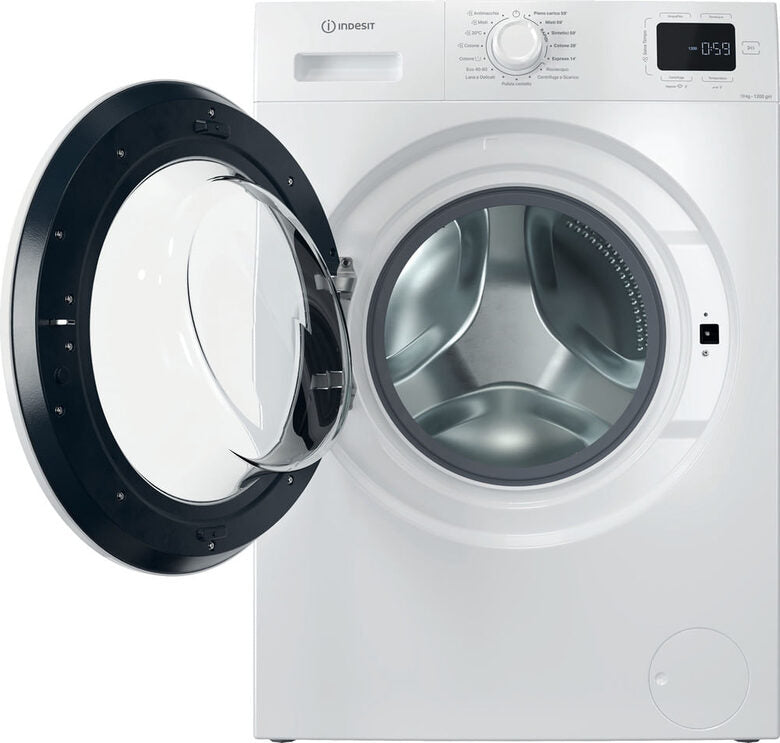 Indesit IM 1072 MY TIME IT Lavatrice A Libera Installazione 10 Kg, 1200 Giri, Classe A, Motore Inverter, Bianco